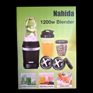 Nahida 1200W Professional High-Power Blender – 6-Blade Nutri-Extraction System